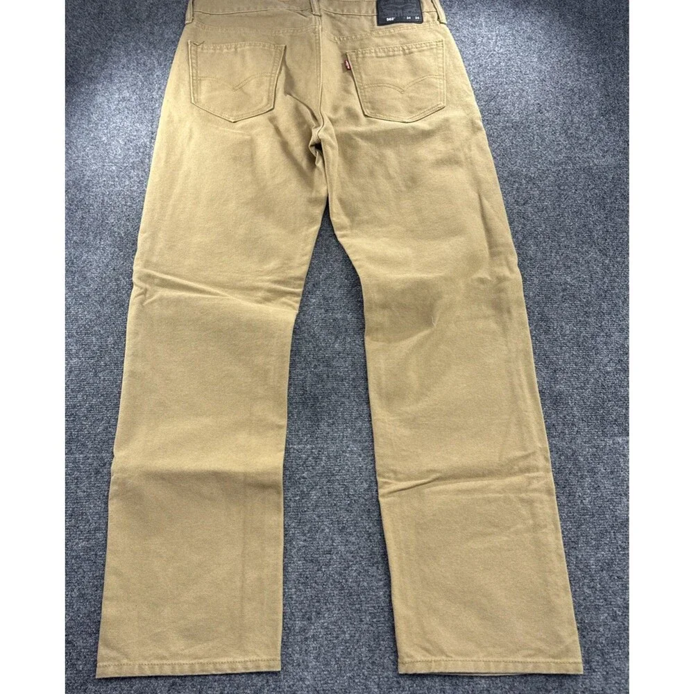 Levis 562 Loose Fit Jeans Mens 34x34 Tan Brown 100% Cotton BNWOT Y2K